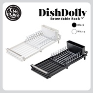 Table Matters - DishDolly Extendable Dish Drainer Rack [ Dish Drainer | Dish Rack]