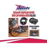RS150 Muffler Exhaust Cover Black Muffler Cap Rs150 Carbon Black Espada Exhaust RS150 End Cap