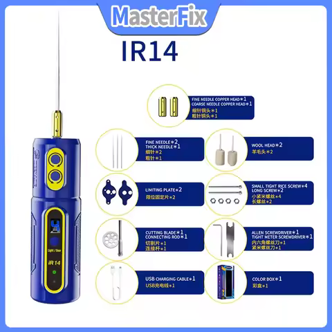 MECHANIC IR14 Mobile Phone Screen OCA Glue Remover Electric Cutting Grinder Supports Forward and Rev