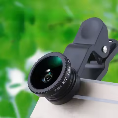 3-in-1 Mobile Phone Fisheye Wide-angle Zoom Lens Outdoor Macro Lens Telescope Smartphone Camera Zoom