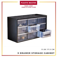 9 Drawer Storage Cabinet Plastic Drawer Plastic Cabinet Storage Box Desktop Storage Table Organizer