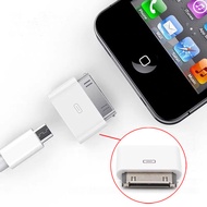 2Pcs Micro USB Female to Dock 30pin Male Charging Adapter for Apple iPhone 3GS/4S iPad 1/2/3 iPod na