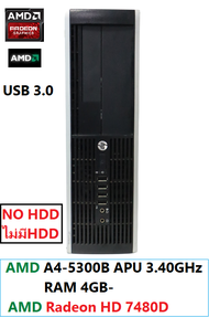 HP Compaq Pro 6305 Small Form Factor -AMD A4-5300B 3.40GHz -RAM 4GB -ไม่มี HDD