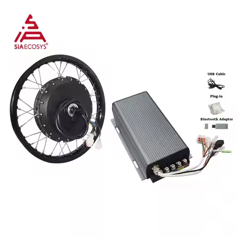 QS Motor QS273 12000W 50H V3 Electric Spoke Hub Motor with 19inch Moped Wheel Rim with SVMC72200 Con