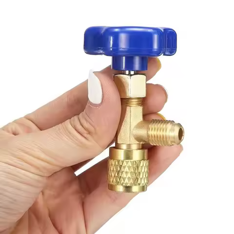 1 Pcs Low Pressure Dispensing Valve Bottle Opener 1/4 SAE Connector Mayitr Refrigerant Bottle Can Ta