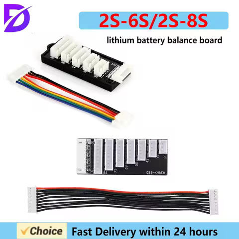 RC Product 2-6S/2-8S Lipo Battery Charge Balance Board Expansion Charger Adapter RC LiPo Battery Cha