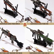 Oke Price.. Gantungan Kunci Miniatur PUBG 18cm Sniper Awm M24 Suppressor Kar98k Akm