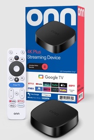 Onn 4K Plus Streaming Device Google TV Box