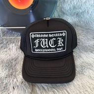 VNN7 Chrome Hearts Trucker Hat Letter Embroidery Curved Brim Baseball Cap Cross Trucker Hat Men Wome
