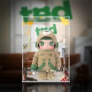 【AOWOBOX】Pop Mart 泡泡瑪特 Mega Space Molly 400% Ted 2手辦 高透主題展示盒 展示箱 display box 亞加力 模型盒 亞加力展示盒 燈