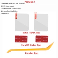 For 70mai Dash Cam A800/A810 4K Accessory Set Static Sticker 3M Film and Static Stickers Suitable fo
