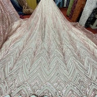 Tile Payet mutiara, Bahan kebaya Brokat swaroski payet