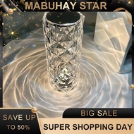 MABUHAY STAR ROSE LIGHT MOOD LIGHT / BEDSIDE LAMP / CRYSTAL / MOOD LIGHT