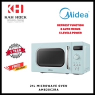 MIDEA AM820C2RA 21L MICROWAVE OVEN w DEFROST FUNCTION- 1 YEAR MIDEA WARRANTY