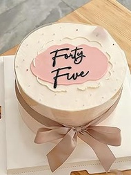 Happy 45th Birthday Cake Topper, Cheer to 45th Years Funny 45th Cake Topper for Men,45 Cake Topper F