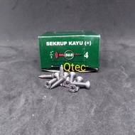 Wood screw 1/ 2x4 (+)