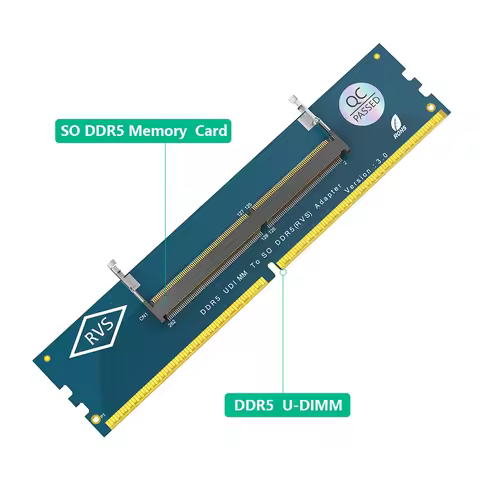 Laptop SO DDR5 RAM To Desktop DDR5 U-DIMM Adapter DDR5 SO-DIMM Gaming Laptop RAM Memory Module DDR5