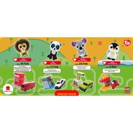 McDonald’s McD Mekdi 2021 TOMICA TY Happy Meal Toys MISB