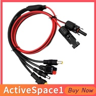 [🅽🅴🆆 ᶦⁿ ᵐᵅʸ} 4-in-1  for Solar Connector to /DC5521/DC7909 Solar Panel Extension Cord Splitter