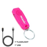 Mini Flashlight Portable Keychain Light Rechargeable Camping Dormitory Small Work Light IPX6 Water R