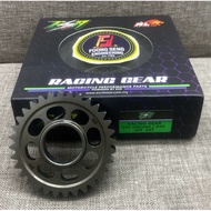 ESR MOTOR RACING GEAR FOR EX5 DREAM GEAR 1 1ST 2,3,4 4TH 23T RED LEO