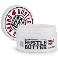 Hustle Butter Tattoo Aftercare 5oz Tattoo Balm, Heals + Protects New Tattoos and Rejuvenates Older T