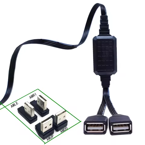0.2M 0.3M 0.4M onboard computer USB extender for one to two vehicle navigation charging data cable s