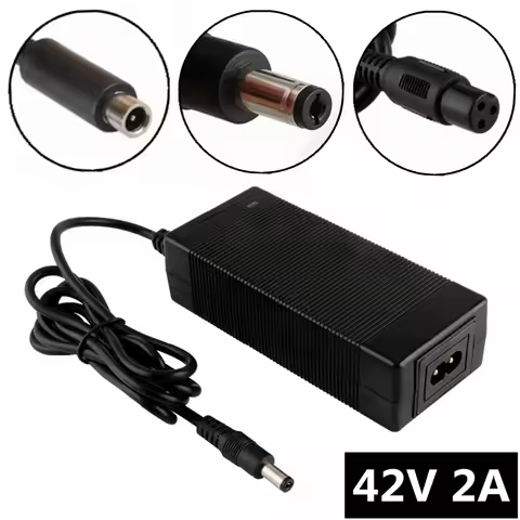 36V 2A Lithium Battery Charger For 42V 2A 10Series Li-ion Battery Pack Silent Charger DC 5.5*2.1MM C