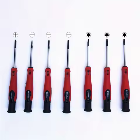 Precision Screwdriver Set of 7, Small Eyeglass Repair Screwdrivers with T6 T8 T10 & Ph0 2.0 2.5 3.0 