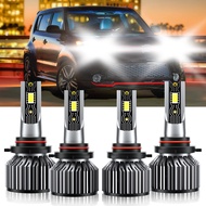 For Kia Soul 2021-2024 9005 HB3 LED Headlight Bulb High Low Beam 6500K White CSP Car Headlamp