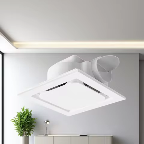 Integrated ceiling ventilation fan, kitchen, bathroom, ceiling exhaust fan, ceiling exhaust fan, str