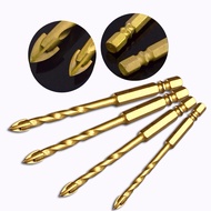 Sensui Cross Type Glass Drill Ceramic Drill Tiles Drill Bit Gold Mata Kaca Jubin 6mm 8mm 10mm S-8011