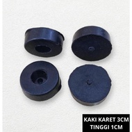 Rubber Feet 3cm Height 1cm Round Box Feet 3 cm Height 1 cm (Price per piece)