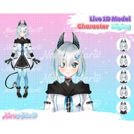 Vtuber Live2D Anime Characters Ready to Use: Enhance Your Streams with a Unique Avatar - Semi-Cyber 