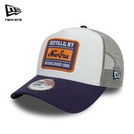 New Era 9FORTY E-Frame Trucker Patch White/Navy Snapback Cap