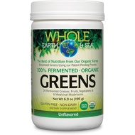 Natural Factors Whole Earth & Sea, Organic Fermented Greens, Vegan Whole Food Supplement, Unflavored