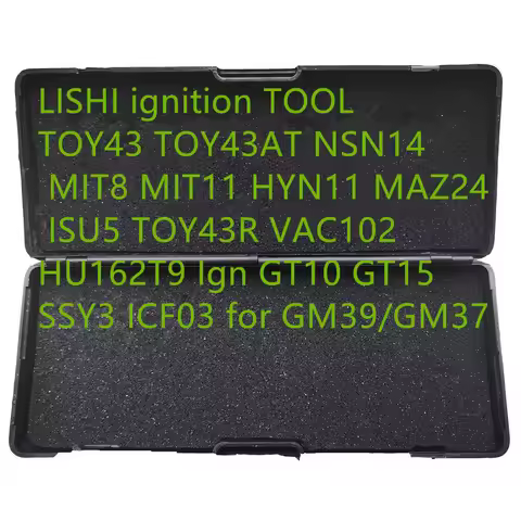 LISHI ignition TOOL TOY43 TOY43AT NSN14 MIT8 MIT11 HYN11 MAZ24 ISU5 TOY43R VAC102 HU162T9 Ign GT10 G