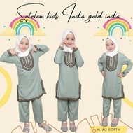 SETELAN INDIA GOLD KIDS DLUSIA