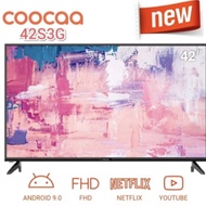 COOCAA 42 inch Smart LED TV - Android 9.0 - FULL HD - Netflix & Youtube - Google Assistant - Wifi [