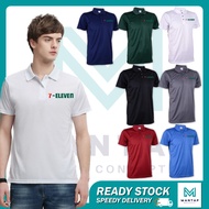 Polo T-Shirt Classic 7 Eleven 7-11 7e Mart Company Corporate Supermarket Uniform collar Baju 100% qu