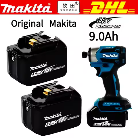 100% original Makita battery 18V 9.0AH,rechargeable battery, Makita BL1840 BL1830B BL1830B power too