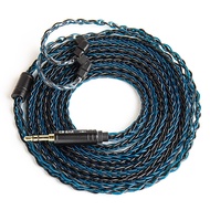 KBEAR ST12 Plus IEM Cable 8 Core Silver-Plated 2M Upgraded Earphone Cable 3.5/4.4mm 2PIN/QDC/MMCX