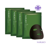 Naruko Tea Tree Shine & Control Blemish Clear Mask 4 Pcs