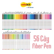 Bút lông màu Fiber Pen Thiên Long Colokit - Có thể rửa được- Combo 40/56/76 cây