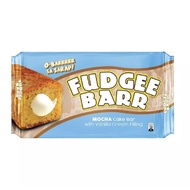 ♞FUDGEE BARR mocha cake bar with vanilla vream filling