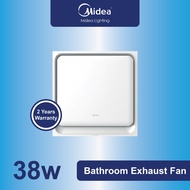 Midea 38W Bathroom Ceiling Exhaust Fan Slim  Midea Ceiling Exhaust Fan H1901-F40