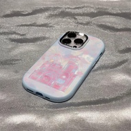 Fireworks Castle Premium Electroplating Design Phone Case-Suitable for iPhone Models: 11, 12, 13, 14