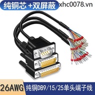 Industrial Grade DB9 Serial Port Cable Single Head 9 Pin Terminal Cable DB15 Parallel Port Cable DB2