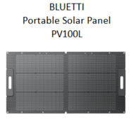 BLUETTI 100W แผงโซลาร์เซลล์ สำหรับเครื่องกำเนิดไฟฟ้าพลังงานแสงอาทิตย์ EB3A AC2A AC50B AC70 AC180 AC