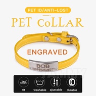 dog name tag engrave Dog collar dog personalize accesories cat neck collar XL Dog tag and collar col